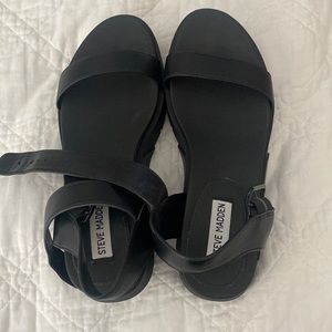 Worn ONCE Steve Madden platform sandals